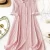 Robe chemise boutonnée avant à manches